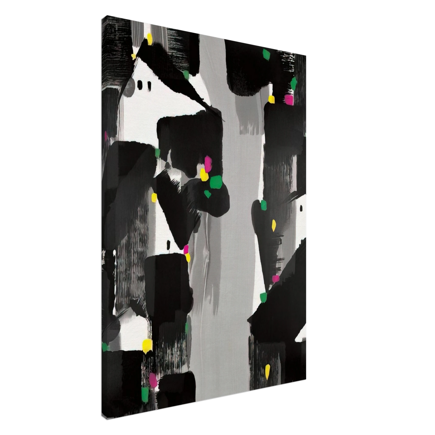 Wu Guanzhong - Houses of the South - 2007 Canvas - 20x30 cm / 8x12 inches-canvas