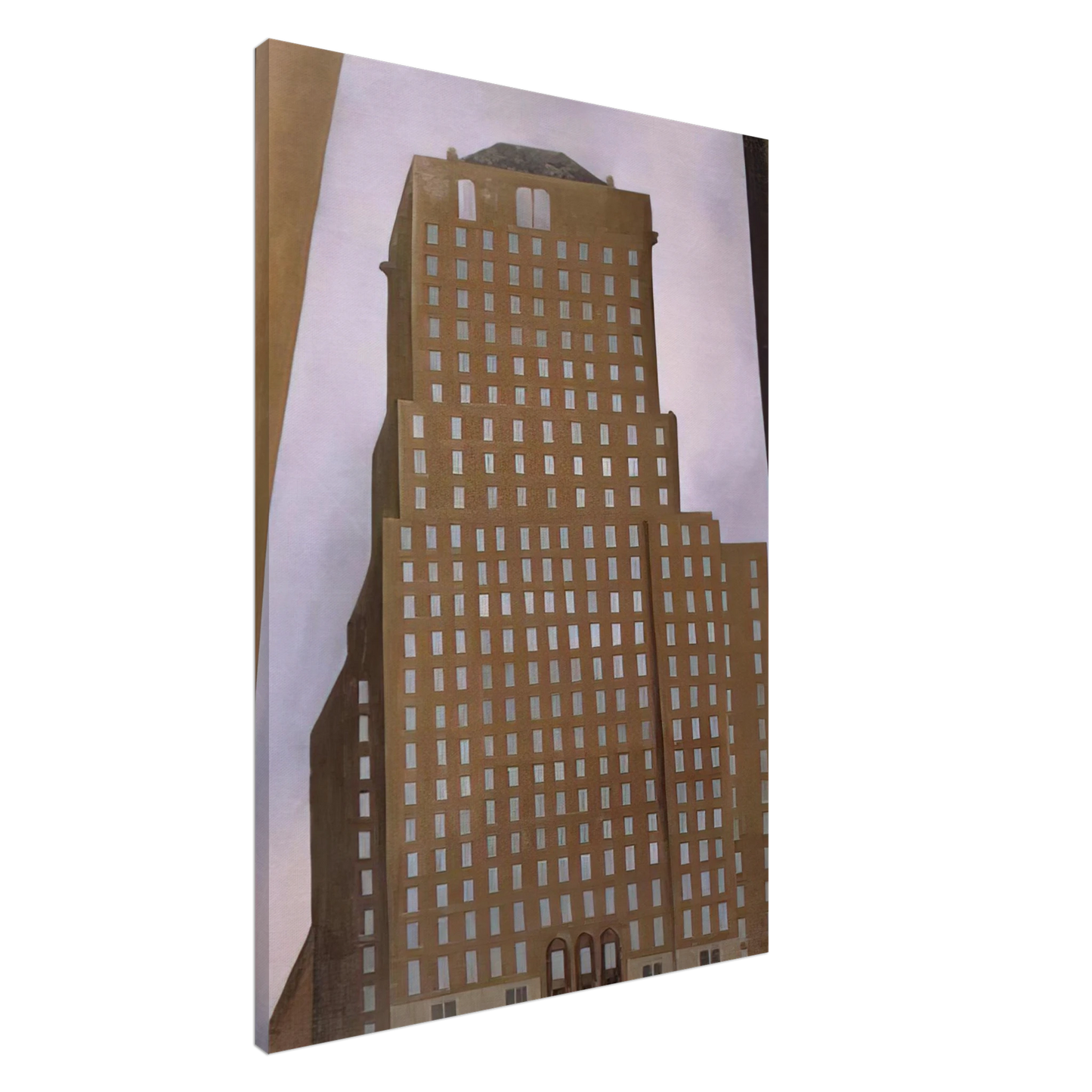 Georgia O'Keeffe - Shelton Hotel New York No. 1 Canvas - 20x30 cm / 8x12 inches-canvas