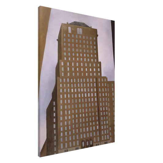 Georgia O'Keeffe - Shelton Hotel New York No. 1 Canvas - 20x30 cm / 8x12 inches-canvas