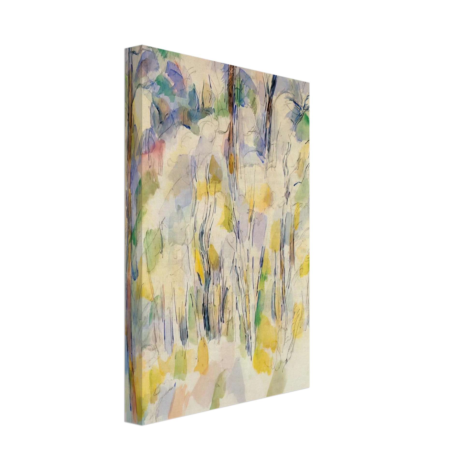 Paul Cezanne - In the Woods Canvas - 70x100 cm / 28x40 inches-canvas