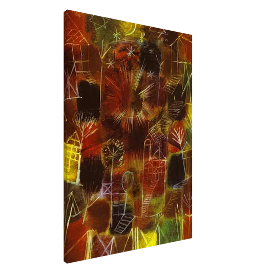 Paul Klee - COSMIC COMPOSITION 1919 Canvas - 20x30 cm / 8x12 inches-canvas