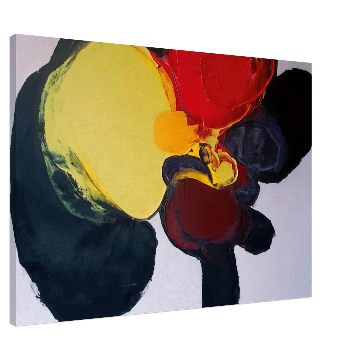 Luis Feito - COMPOSITION 1965 Canvas - 20x30 cm / 8x12 inches-canvas