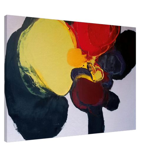 Luis Feito - COMPOSITION 1965 Canvas - 20x30 cm / 8x12 inches-canvas