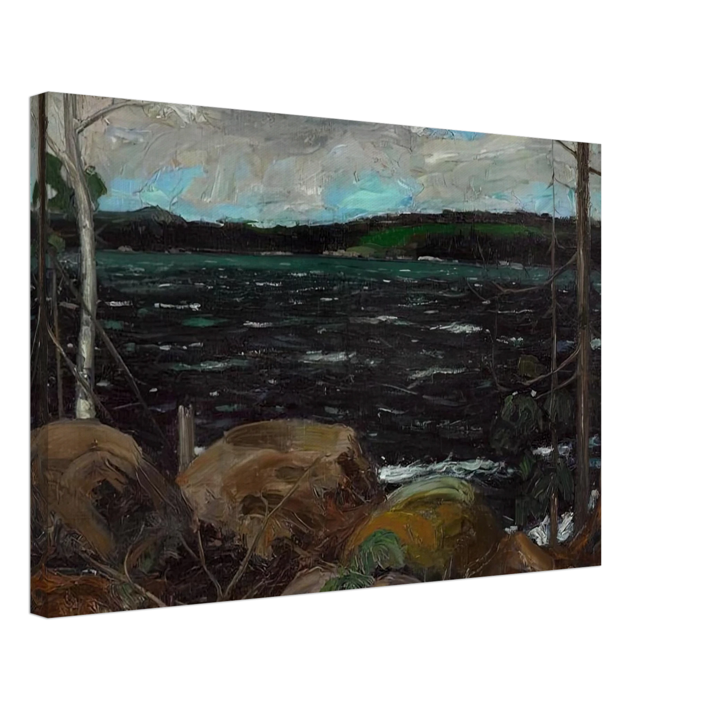 Tom Thomson - NORTHERN LAKE 1913 Canvas - 70x100 cm / 28x40 inches-canvas