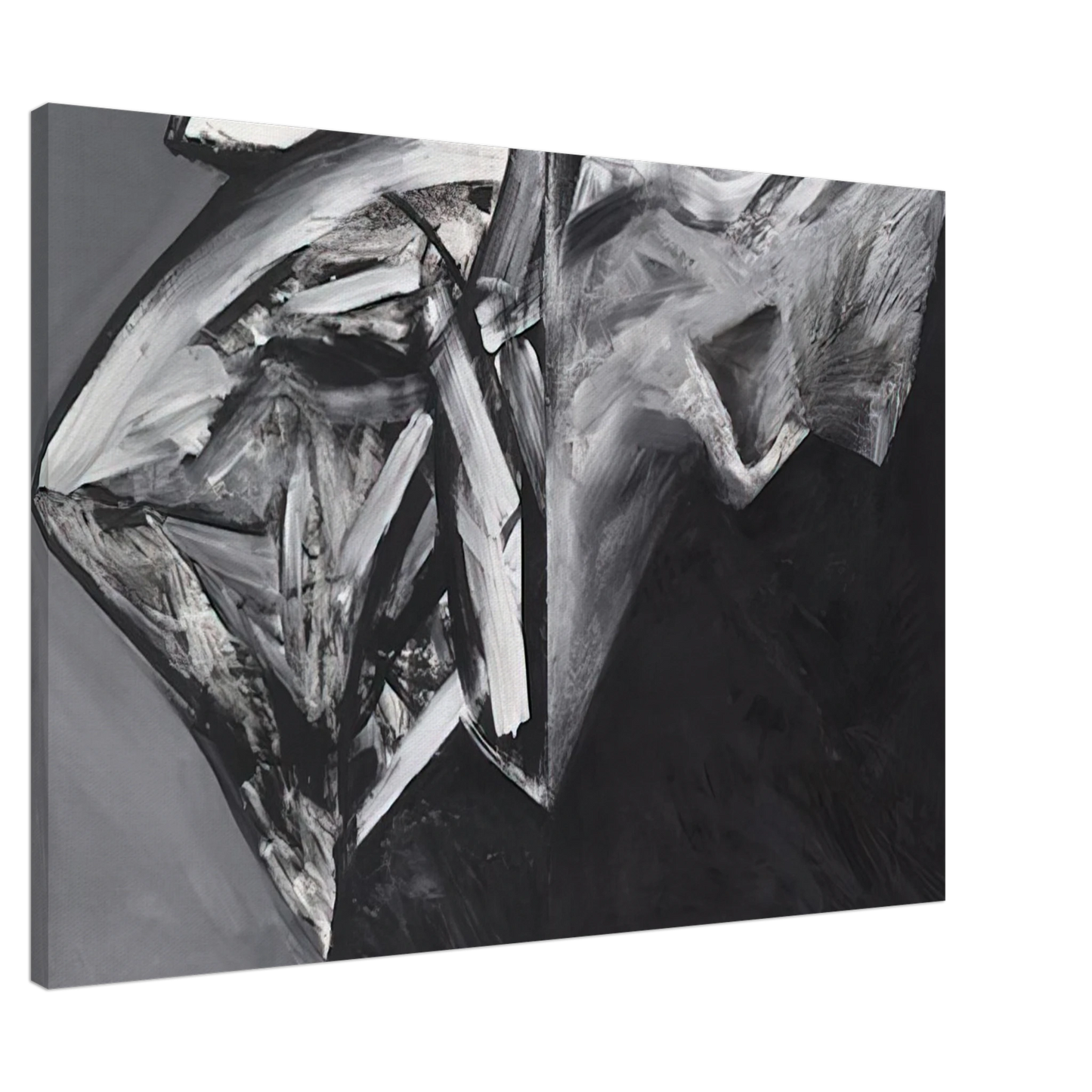 Jay DeFeo - Jay DeFeo/BIG/Samurai No. 8 Canvas - 20x30 cm / 8x12 inches-canvas