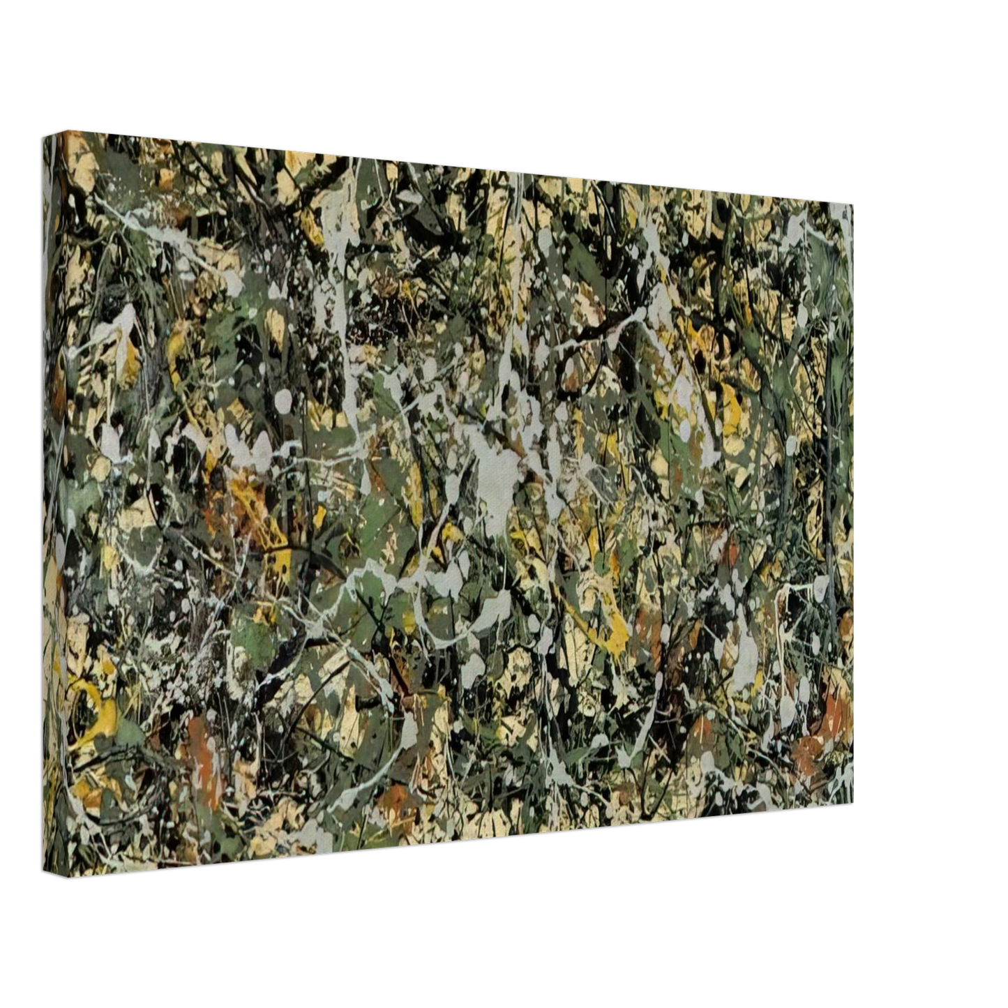 Jackson Pollock - NUMBER 8 1949 Canvas - 70x100 cm / 28x40 inches-canvas