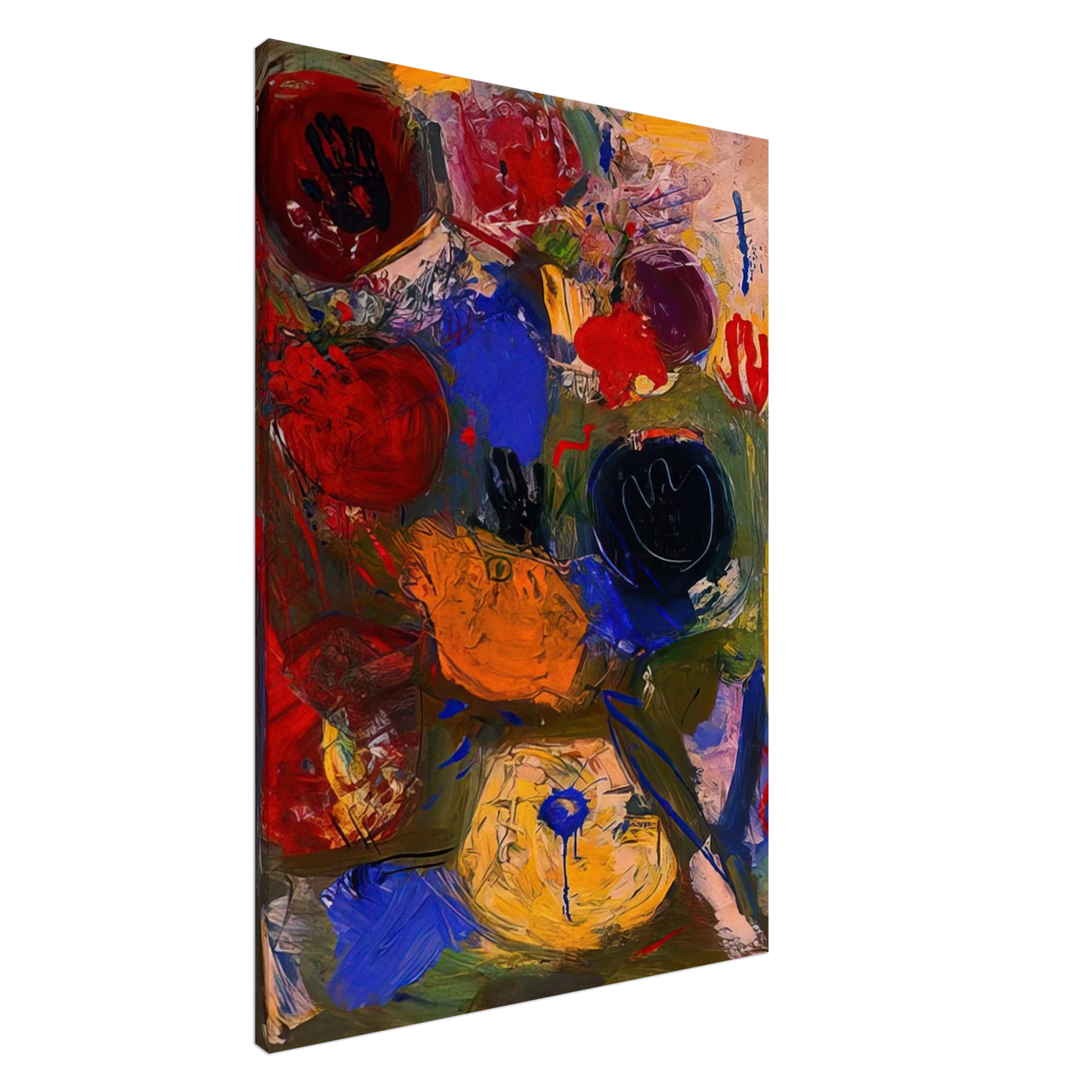 Hans Hofmann - The Third Hand Canvas - 20x30 cm / 8x12 inches-canvas