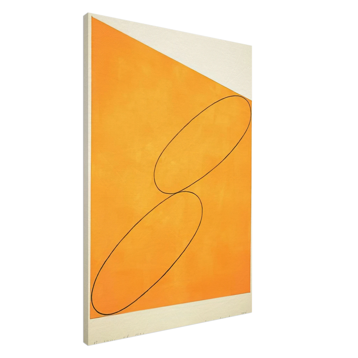 Robert Mangold - TUDY ATTIC SERIES XIV 1991 Canvas - 20x30 cm / 8x12 inches-canvas
