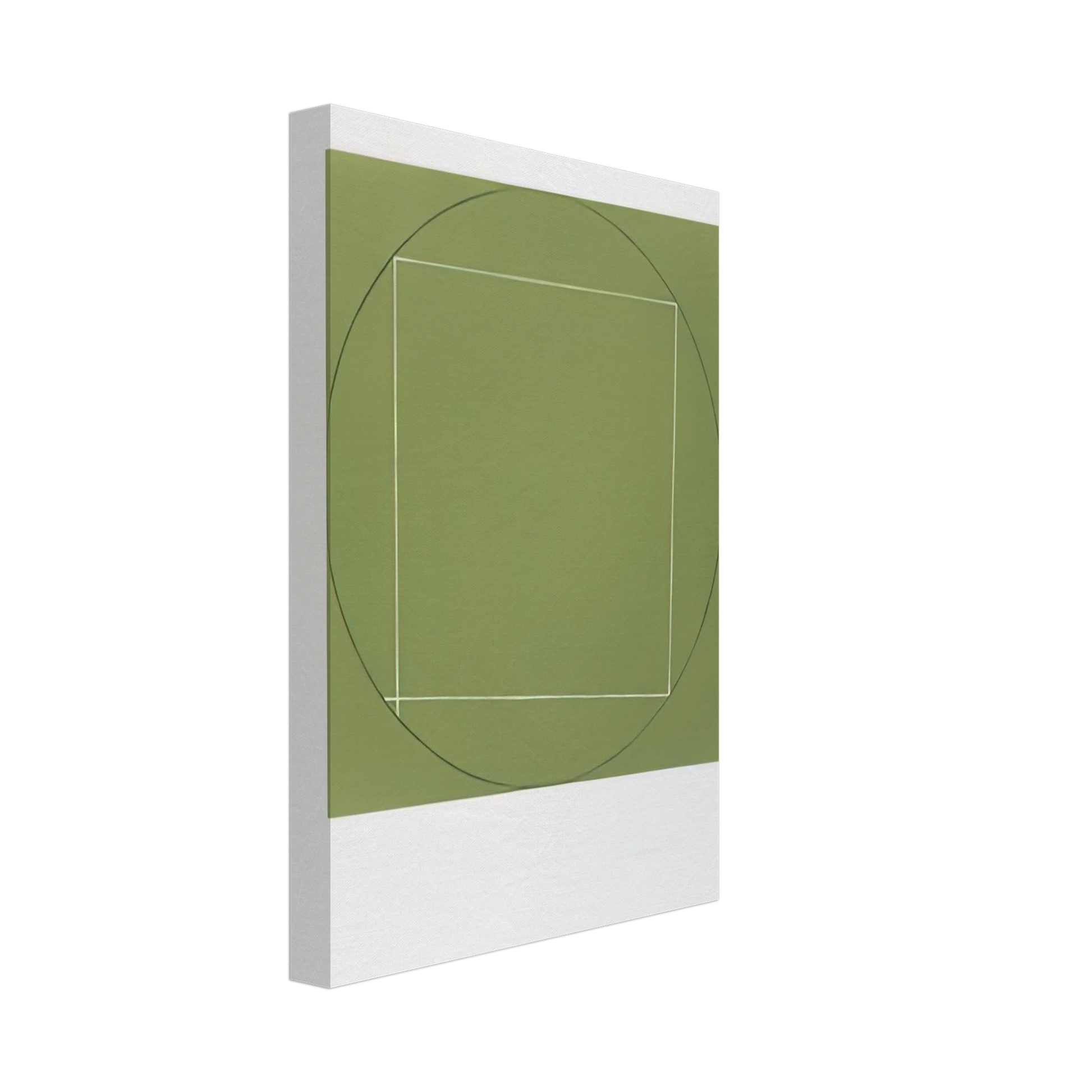 Robert Mangold - UNTITLED FROM SEVEN AQUATINTS 1973 Canvas - 40x60 cm / 16x24 inches-canvas