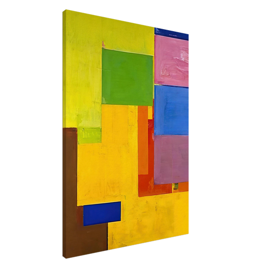 Hans Hofmann - Veluti in Speculum Canvas - 20x30 cm / 8x12 inches-canvas