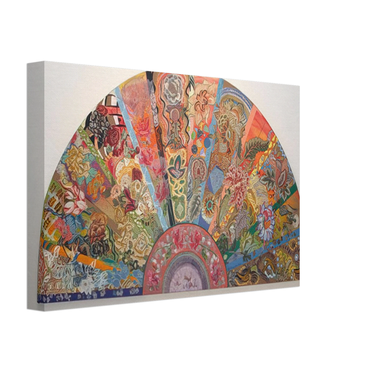 Miriam Schapiro - Pleasure Dome - 2003 Canvas - 40x60 cm / 16x24 inches-canvas