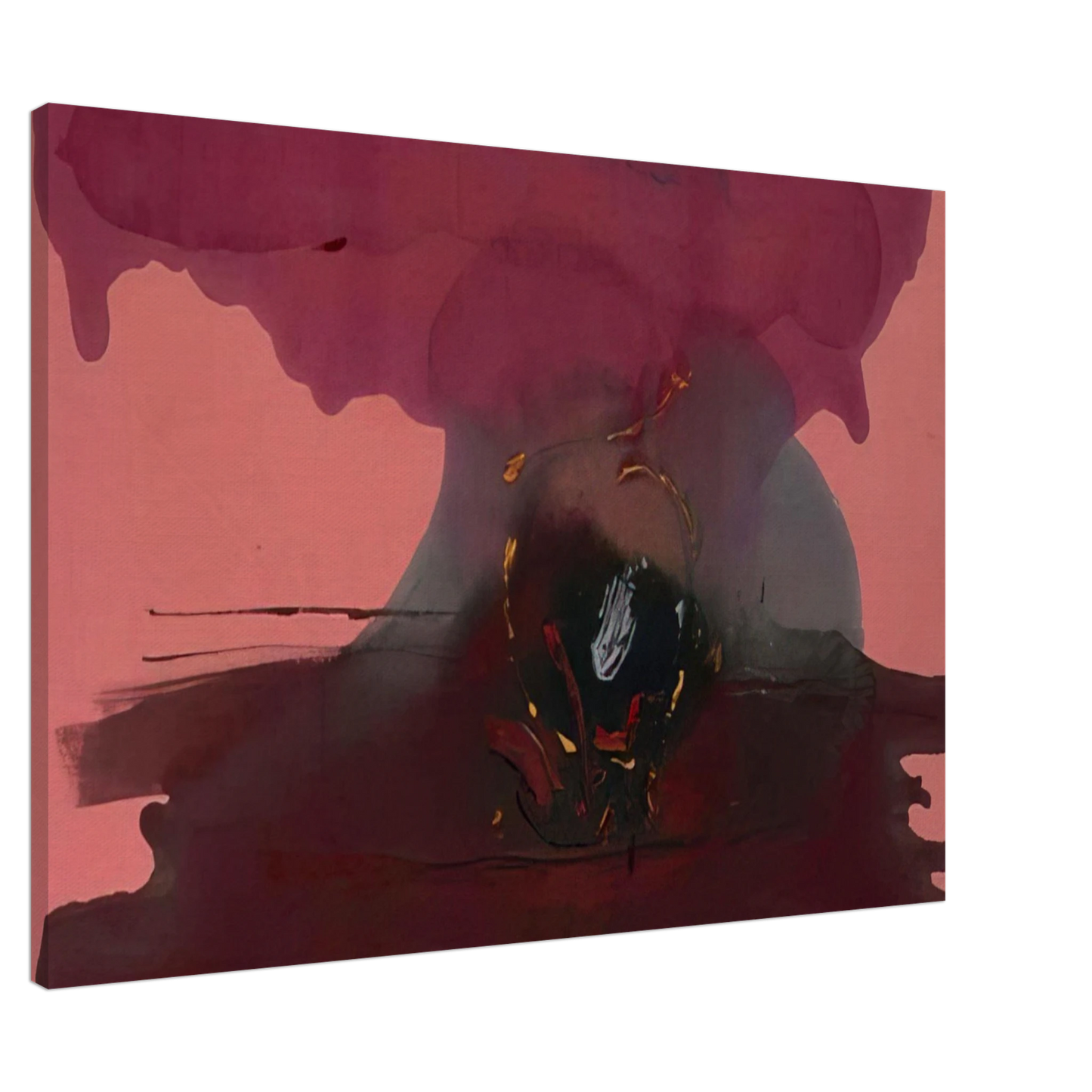 Helen Frankenthaler - Harbinger - 1986 Canvas - 20x30 cm / 8x12 inches-canvas