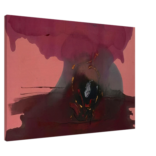 Helen Frankenthaler - Harbinger - 1986 Canvas - 20x30 cm / 8x12 inches-canvas