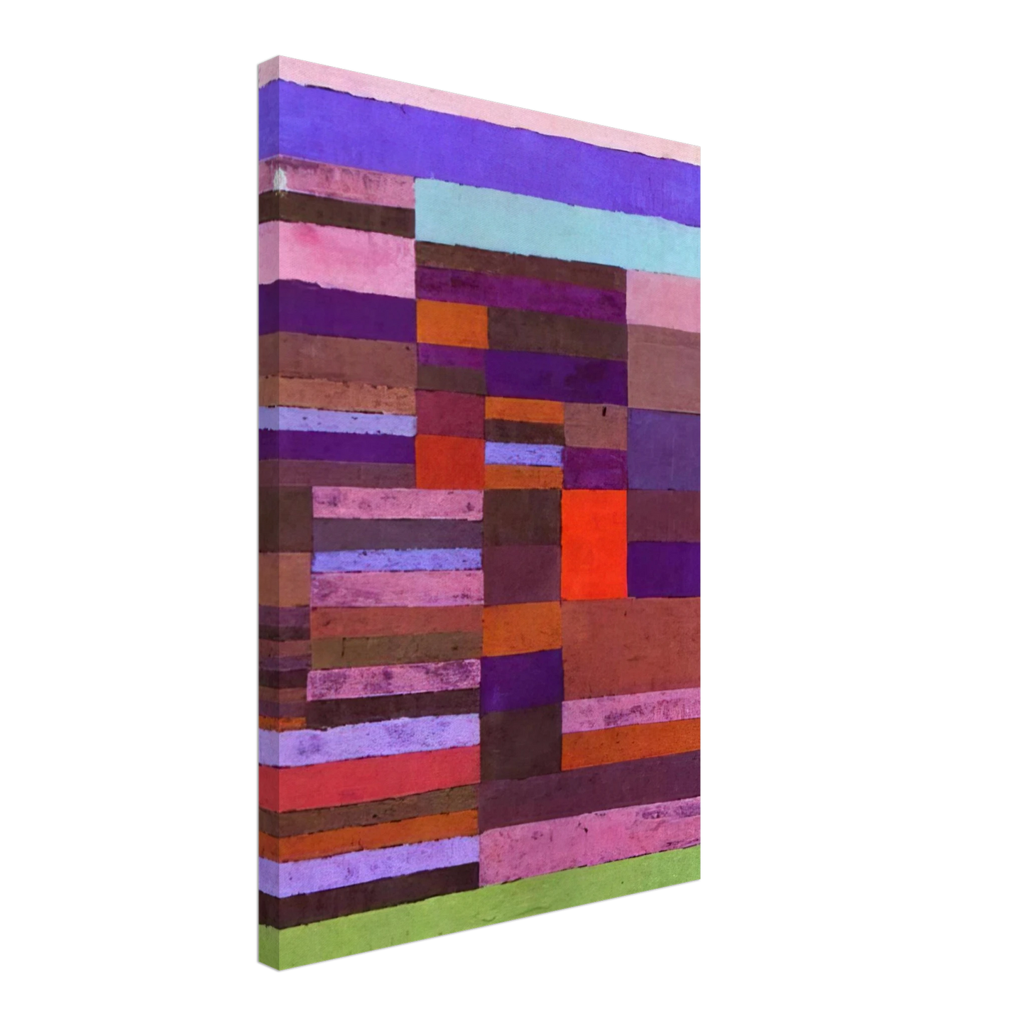 Paul Klee - INDIVIDUALIZED ALTIMETRY OF STRIPES 1930 Canvas - 70x100 cm / 28x40 inches-canvas