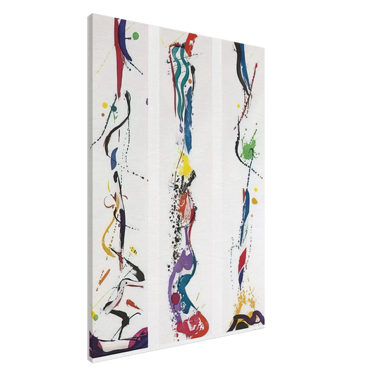 Sam Francis - Untitled  Lembark I92  Canvas - 20x30 cm / 8x12 inches-canvas