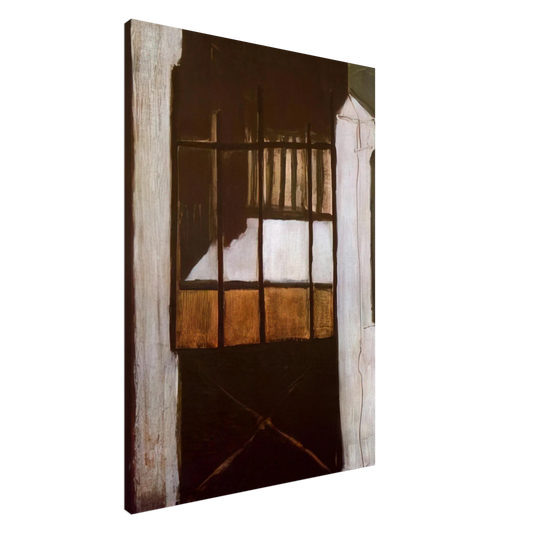 Maria Helena Vieira da Silva - Villa des Camelias - 1932 Canvas - 20x30 cm / 8x12 inches-canvas