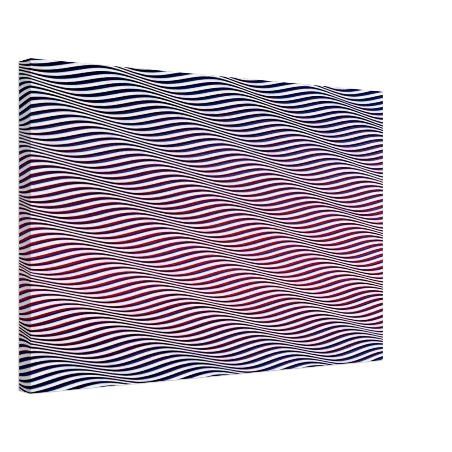Bridget Riley - CATARACT 3 1967 Canvas - 40x60 cm / 16x24 inches-canvas