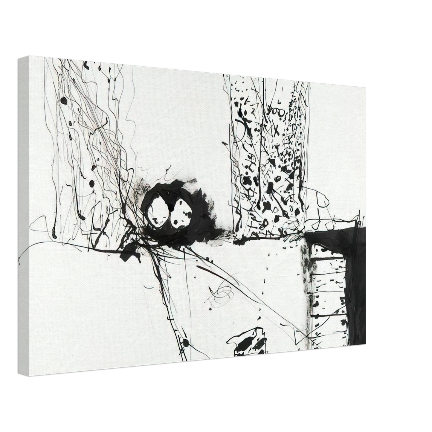 Gene Davis - Tree House - 1981 Canvas - 40x60 cm / 16x24 inches-canvas