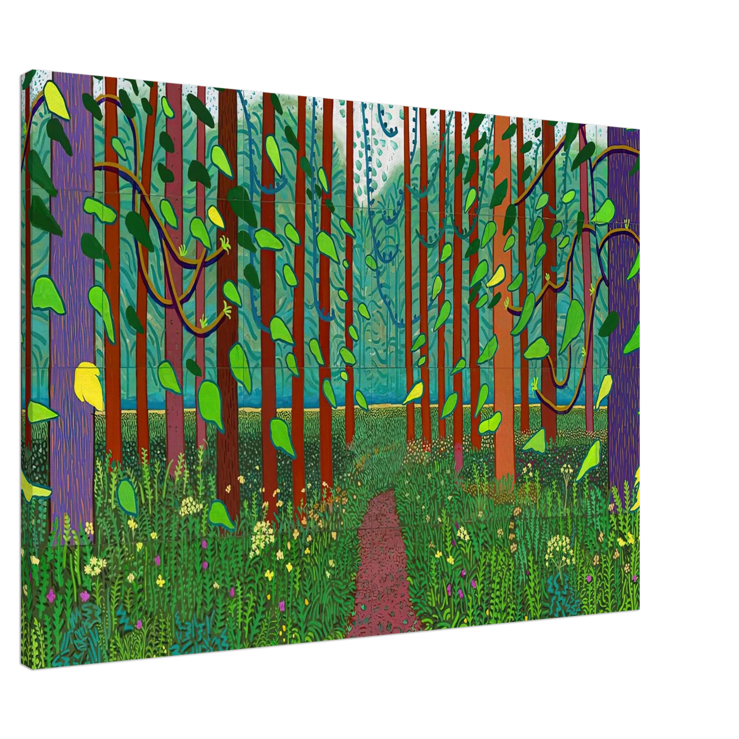 David Hockney - David Hockney Canvas - 20x30 cm / 8x12 inches-canvas