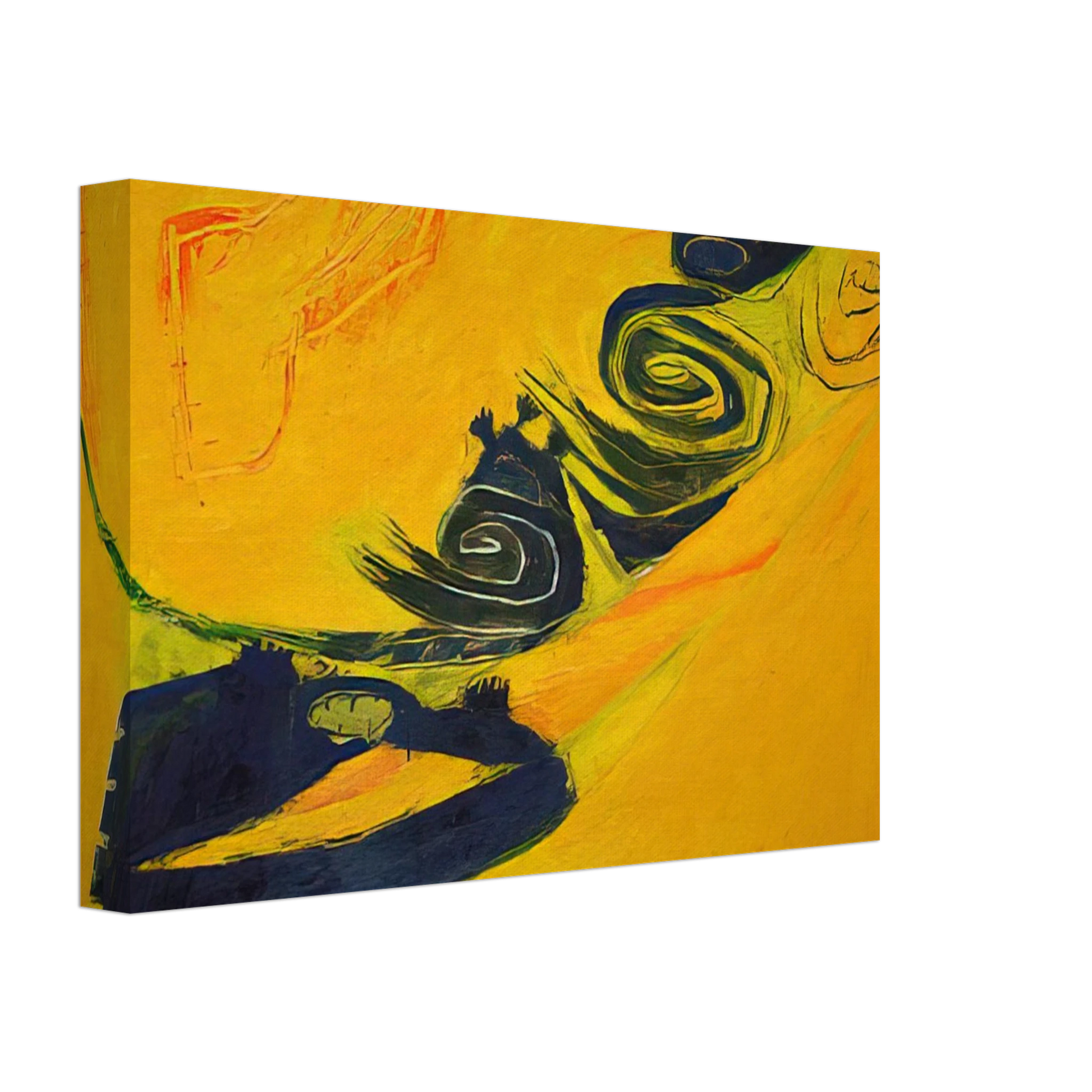 Frank Lobdell - Summer - 1962 Canvas - 70x100 cm / 28x40 inches-canvas