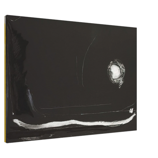 Helen Frankenthaler - Yellow Jack - 1985 Canvas - 20x30 cm / 8x12 inches-canvas