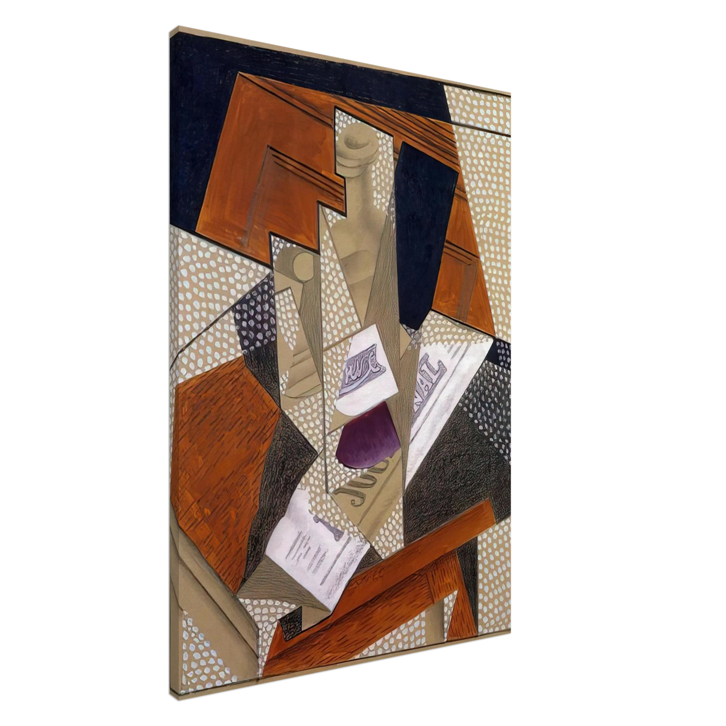 Juan Gris - BOTTLE Canvas - 20x30 cm / 8x12 inches-canvas