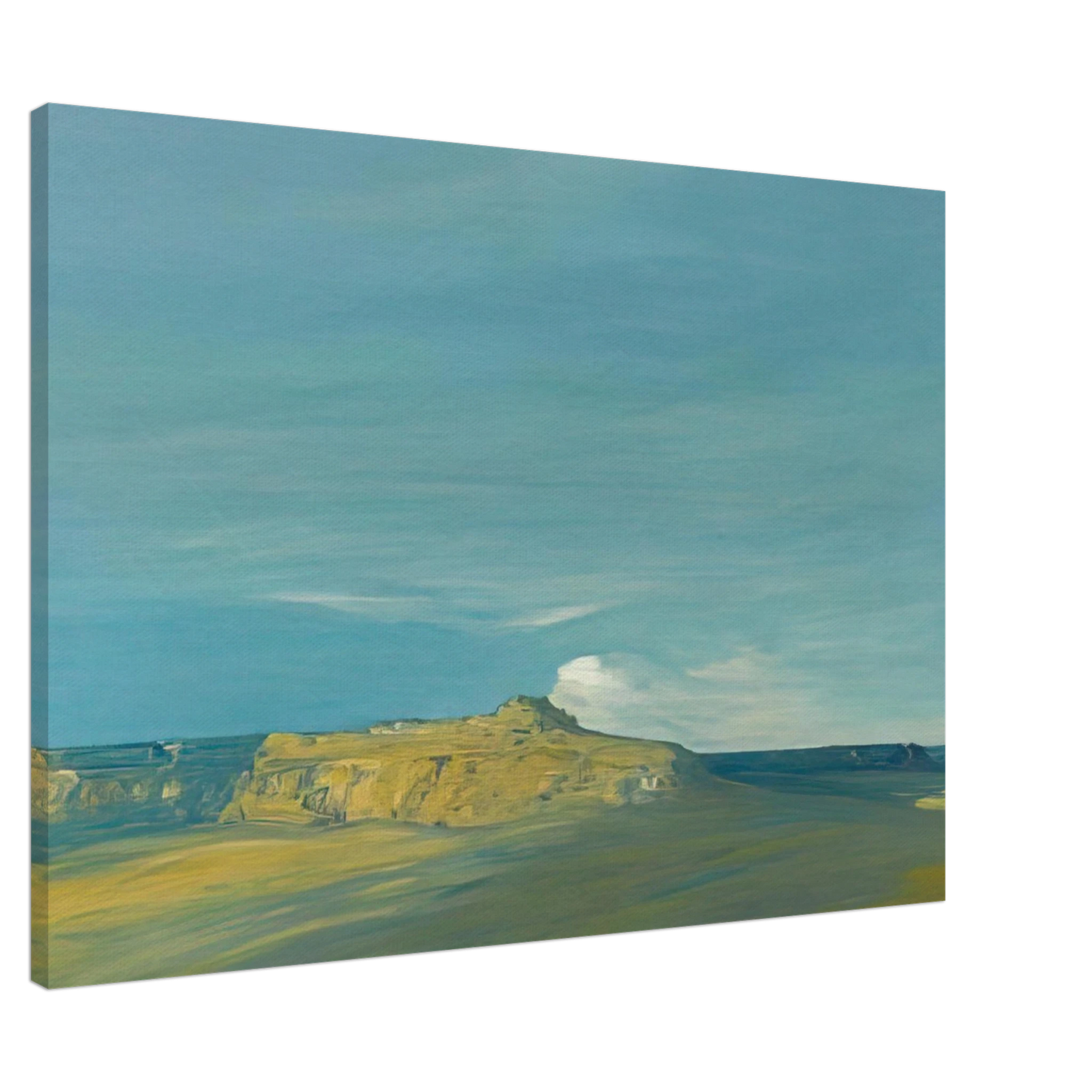 Xavier Martinez - Oraibi, Hopi village, Arizona - Tonalism Canvas - 20x30 cm / 8x12 inches-canvas