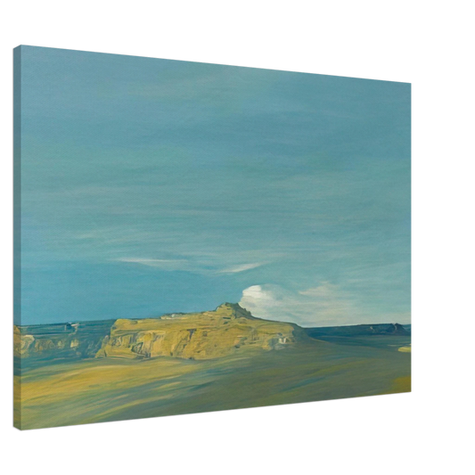 Xavier Martinez - Oraibi, Hopi village, Arizona - Tonalism Canvas - 20x30 cm / 8x12 inches-canvas