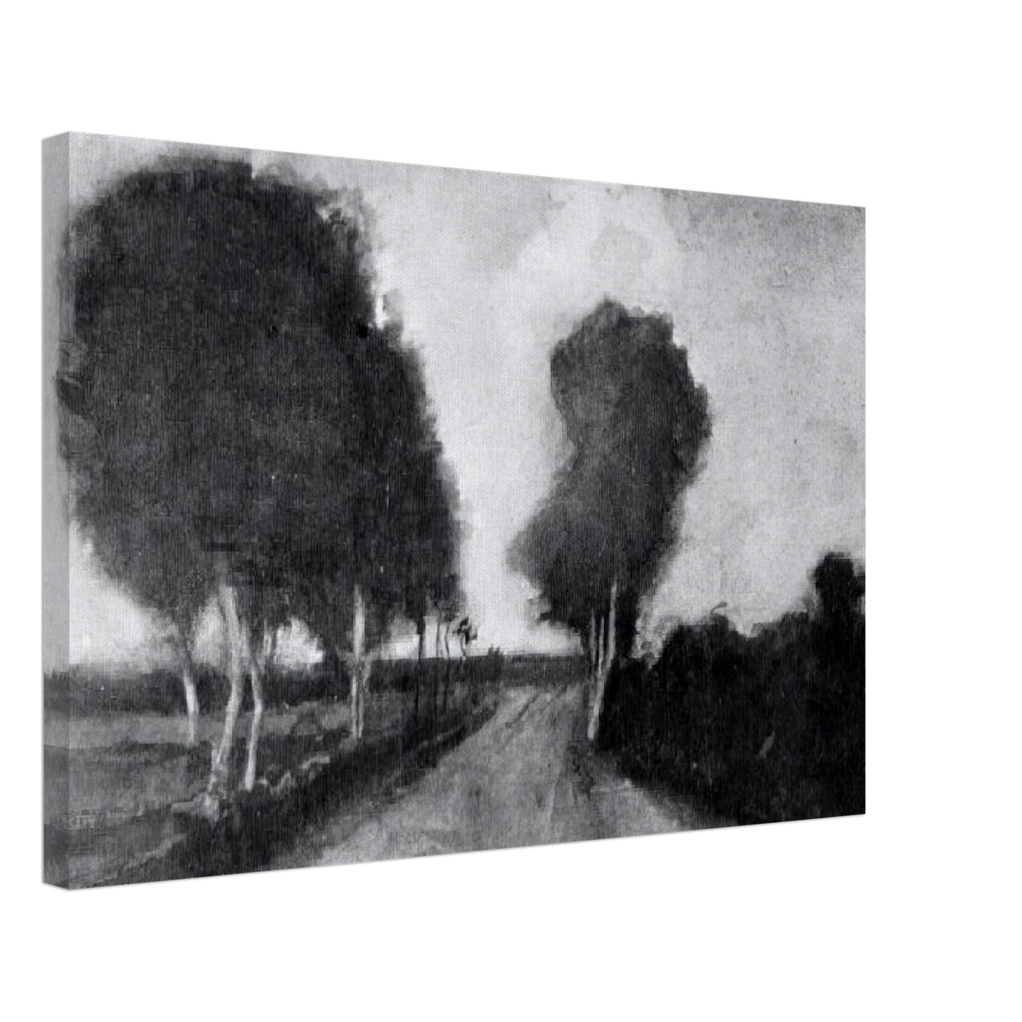 Vincent van Gogh - Country Lane with Trees Canvas - 70x100 cm / 28x40 inches-canvas