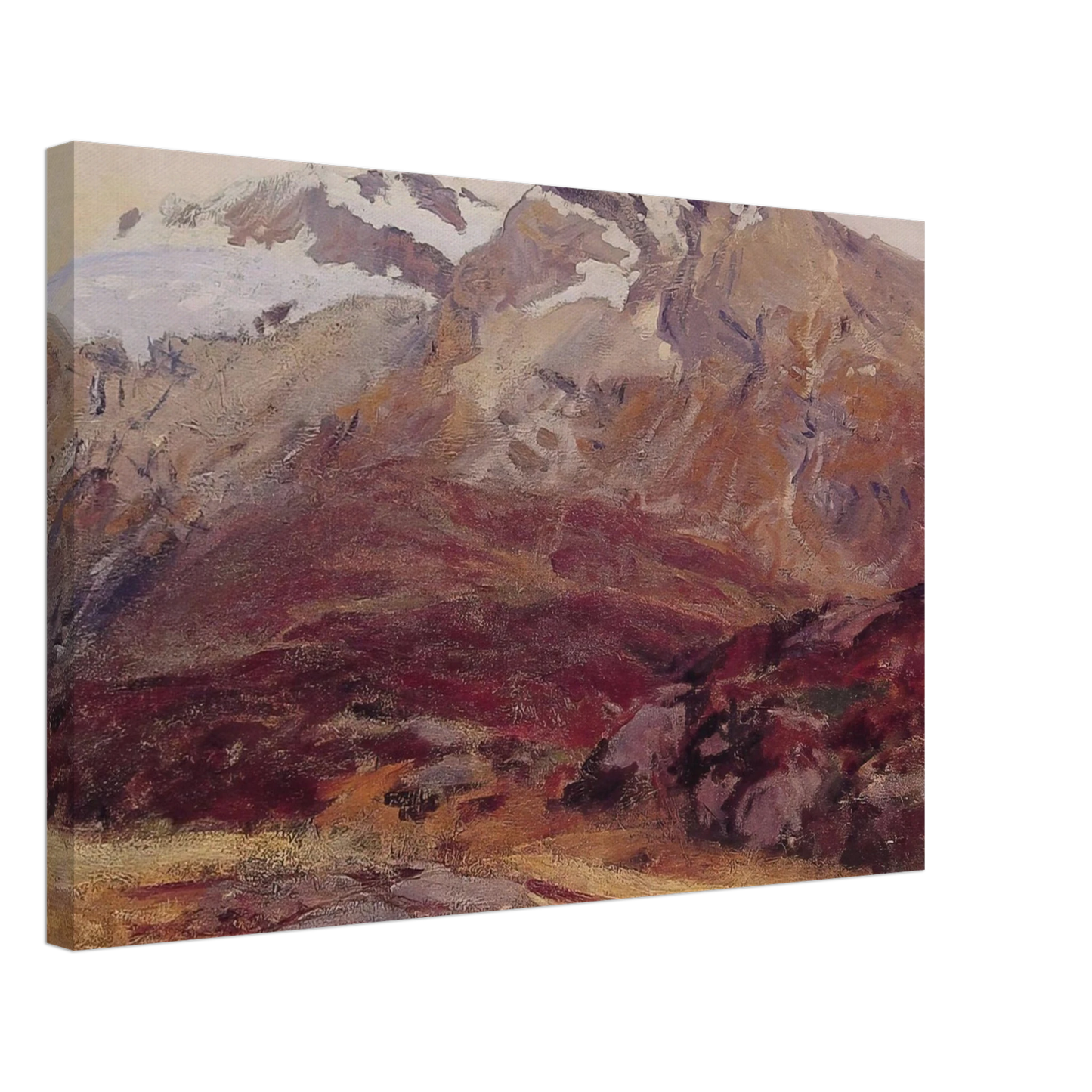 John Singer Sargent - Coming Down from Mont Blanc Canvas - 40x60 cm / 16x24 inches-canvas