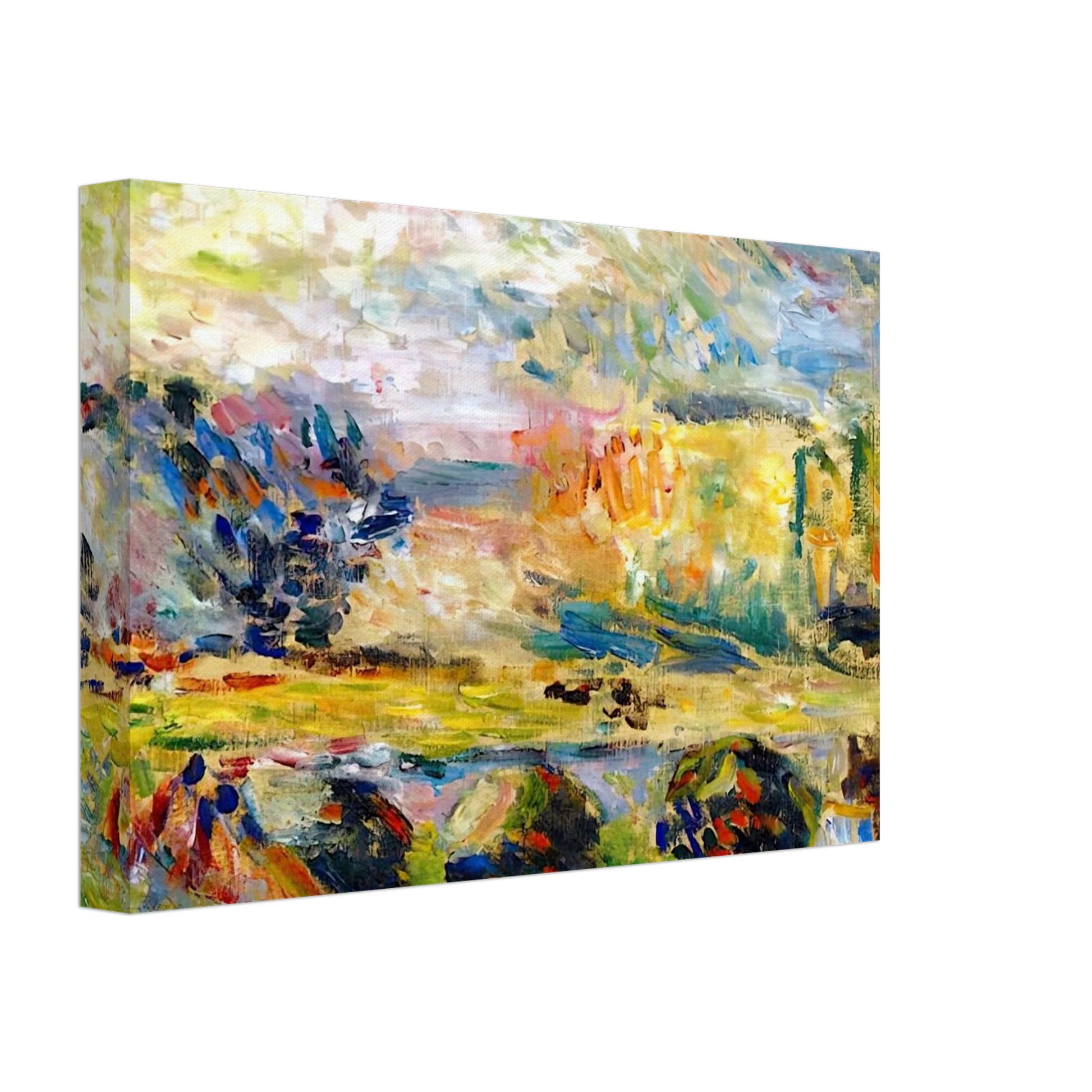 Henri Matisse - THE BRIDGE 1901 Canvas - 40x60 cm / 16x24 inches-canvas