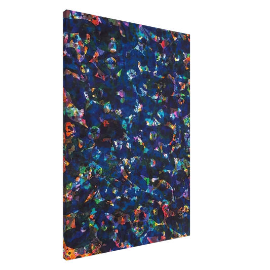 Sam Francis - Her Blue Deeps Canvas - 20x30 cm / 8x12 inches-canvas