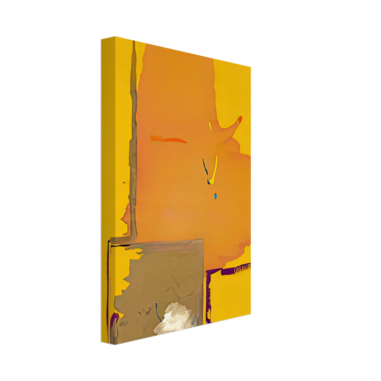 Helen Frankenthaler - Mardi Gras, 1987- Canvas - 40x60 cm / 16x24 inches-canvas