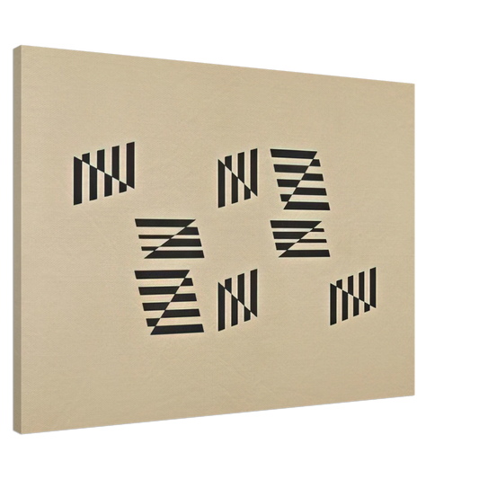 Helio Oiticica - Limite-Lumificacas - 1958 Canvas - 20x30 cm / 8x12 inches-canvas