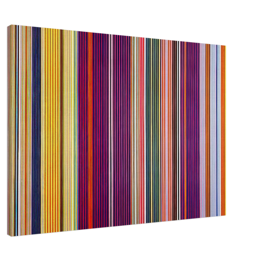 Gene Davis - Dr. Peppercorn - 1967 Canvas - 20x30 cm / 8x12 inches-canvas