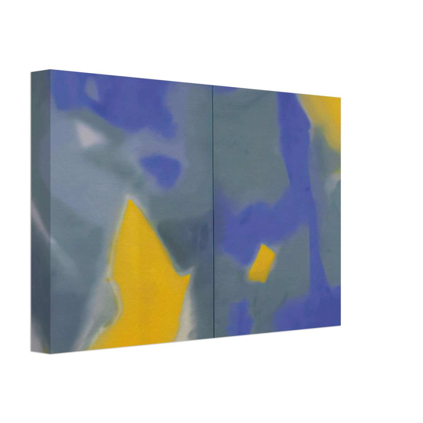 Esteban Vicente - DIPTYCH 1987 Canvas - 40x60 cm / 16x24 inches-canvas