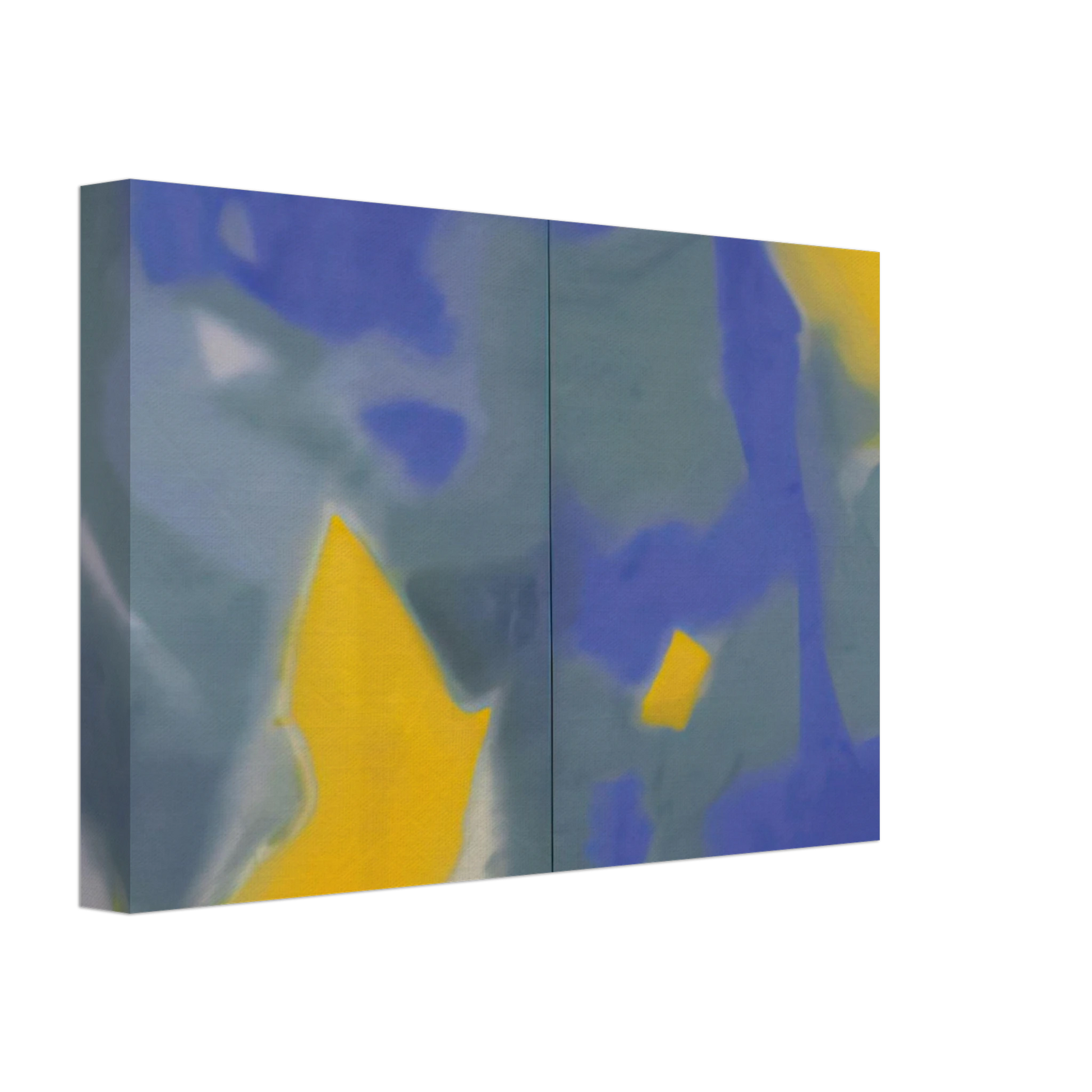 Esteban Vicente - DIPTYCH 1987 Canvas - 40x60 cm / 16x24 inches-canvas