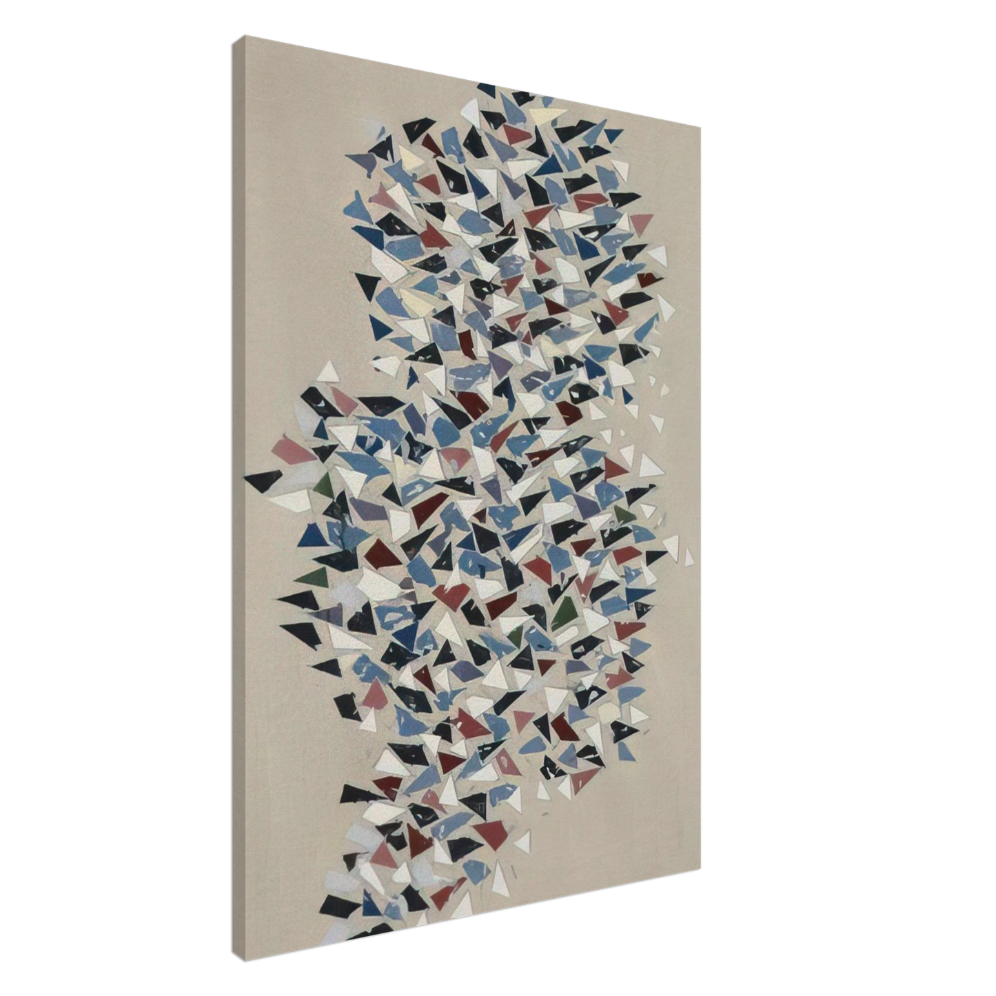 Robert Goodnough - Shapes Group - 1987 Canvas - 20x30 cm / 8x12 inches-canvas