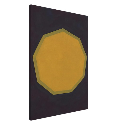 Sol LeWitt - Nine-Sided Figure Canvas - 20x30 cm / 8x12 inches-canvas