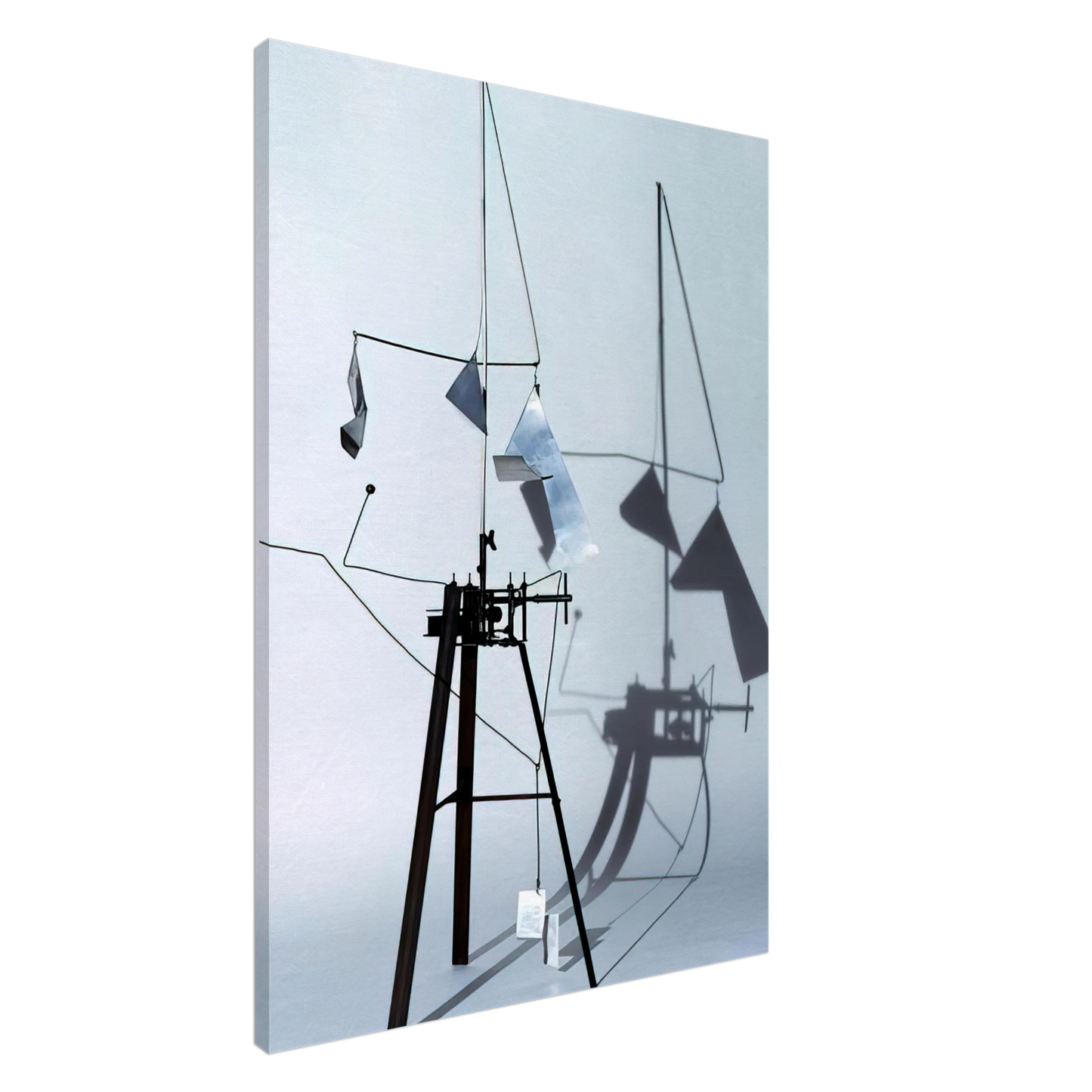 Bruno Munari - Useless Machine Arrhythmic Carousel - 1953 Canvas - 20x30 cm / 8x12 inches-canvas