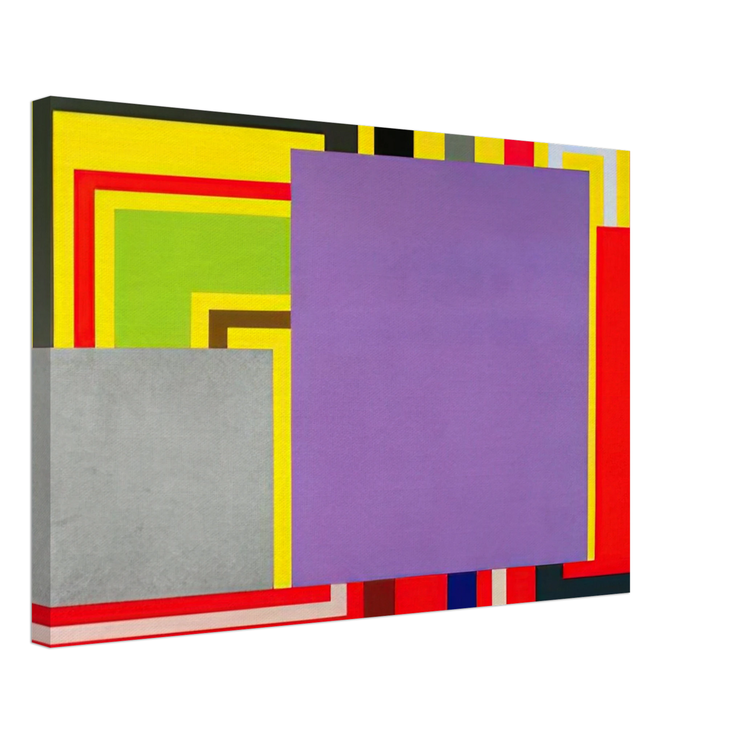 Peter Halley - Cartoon Network - 1997 Canvas - 70x100 cm / 28x40 inches-canvas