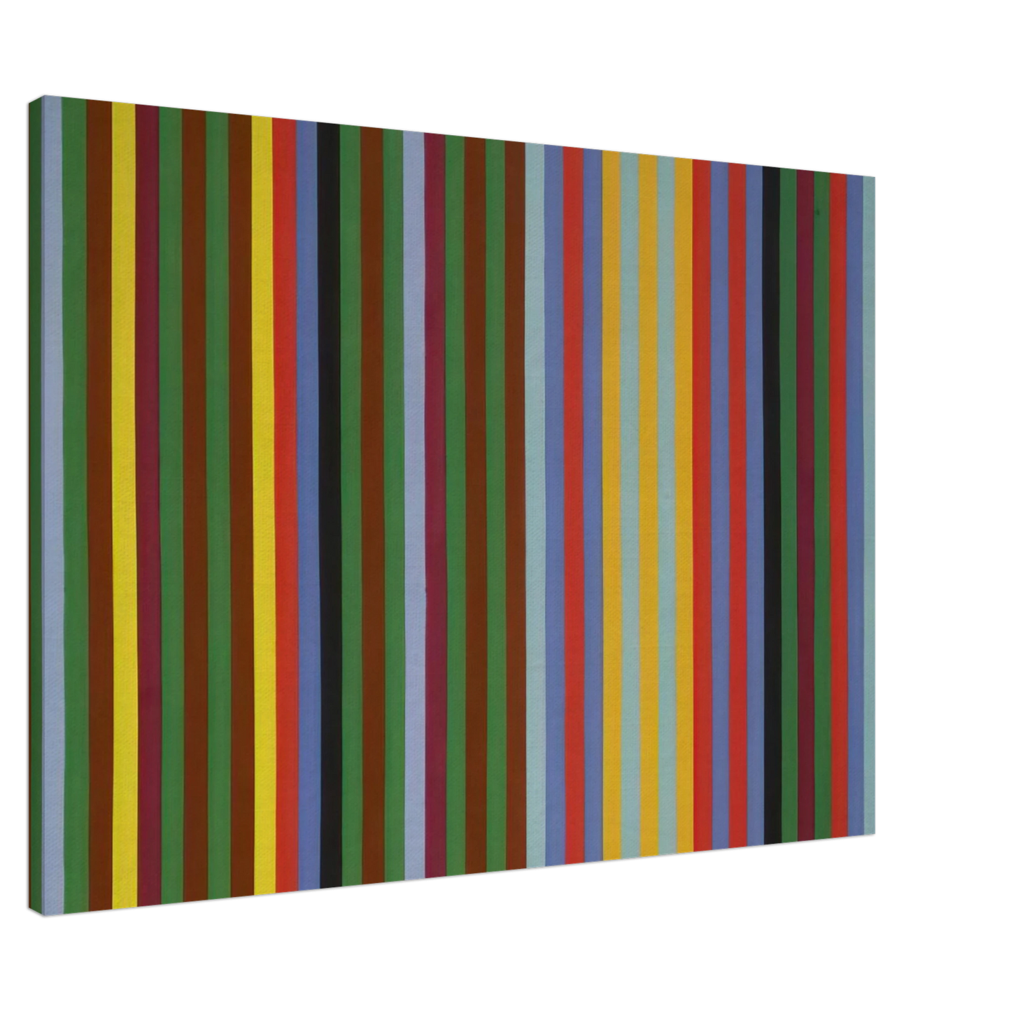 Gene Davis - Circus Sounds - 1967 Canvas - 20x30 cm / 8x12 inches-canvas