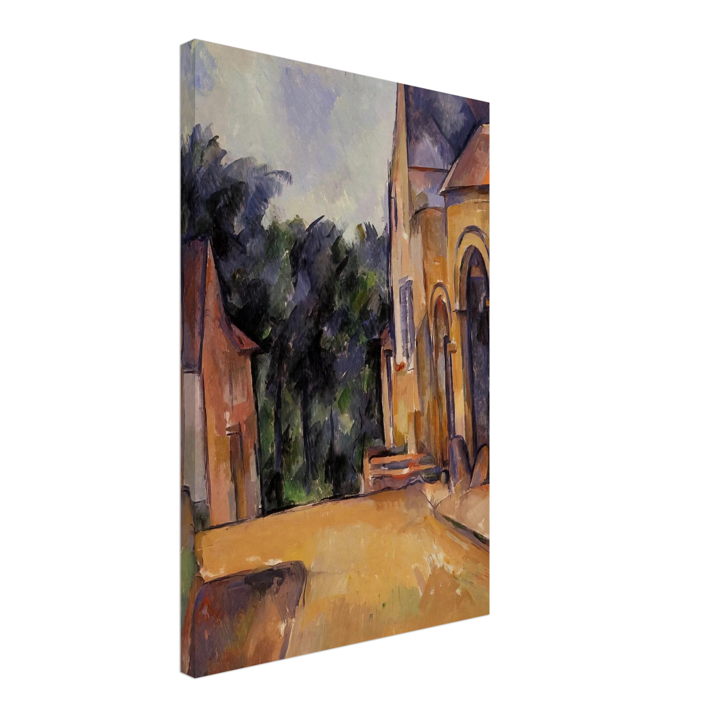 Paul Cezanne - Farm at Montgeroult Canvas - 40x60 cm / 16x24 inches-canvas