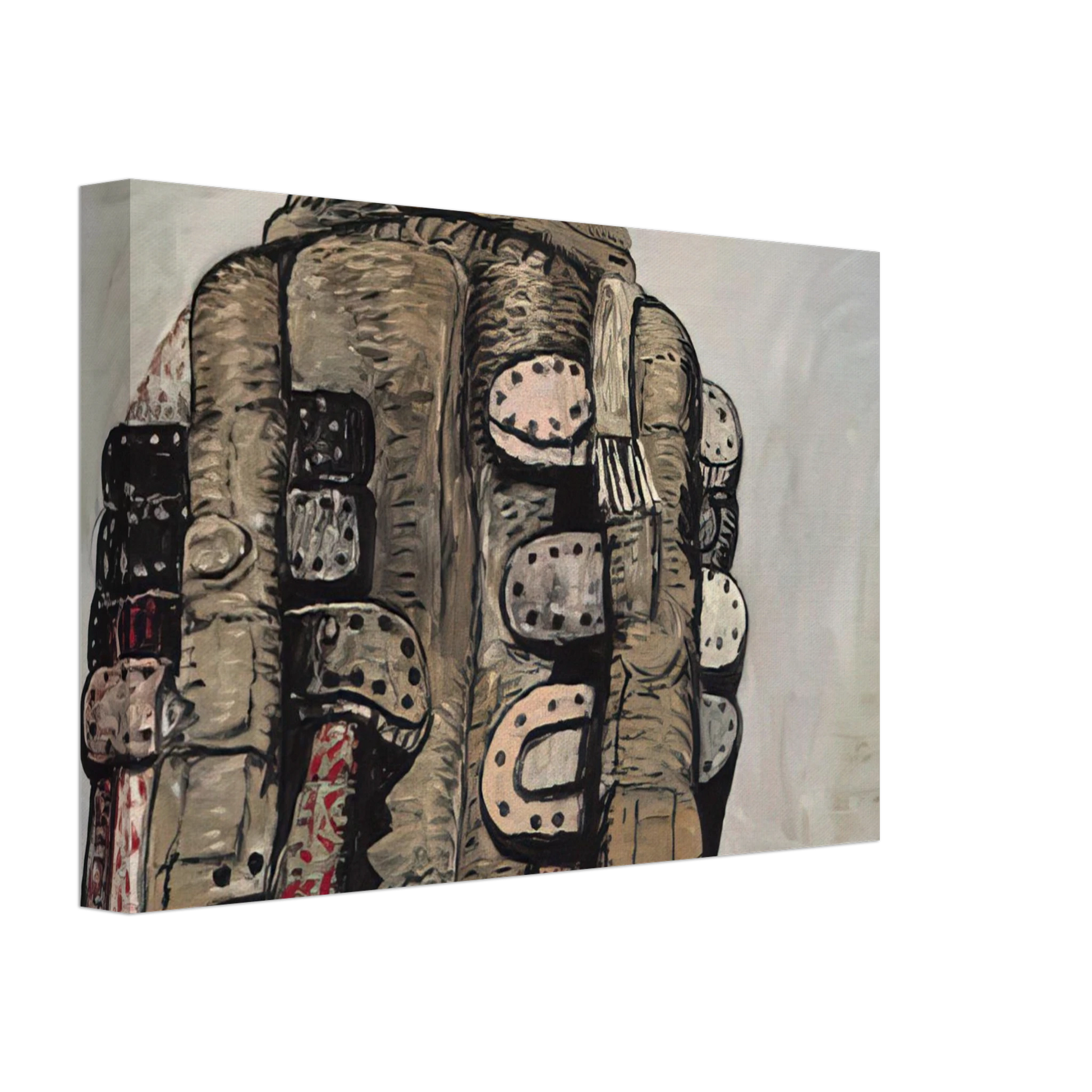 Philip Guston - BACK VIEW Canvas - 40x60 cm / 16x24 inches-canvas