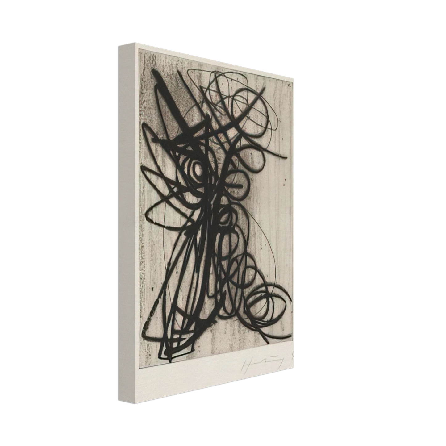 Hans Hartung - Composition - 1948 Canvas - 70x100 cm / 28x40 inches-canvas