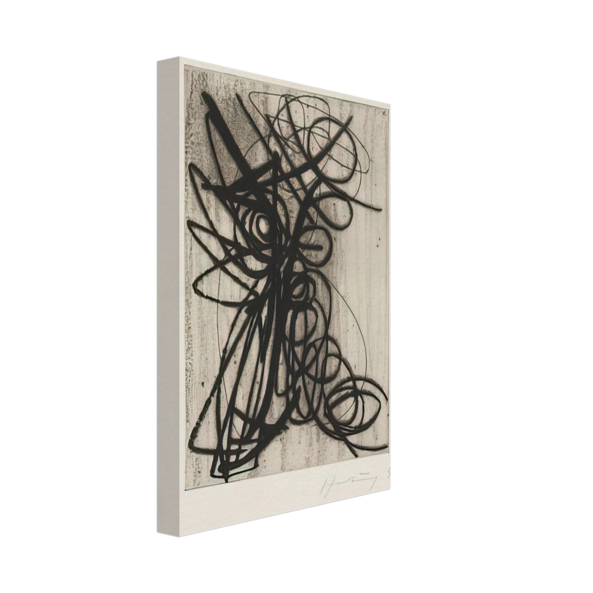 Hans Hartung - Composition - 1948 Canvas - 70x100 cm / 28x40 inches-canvas