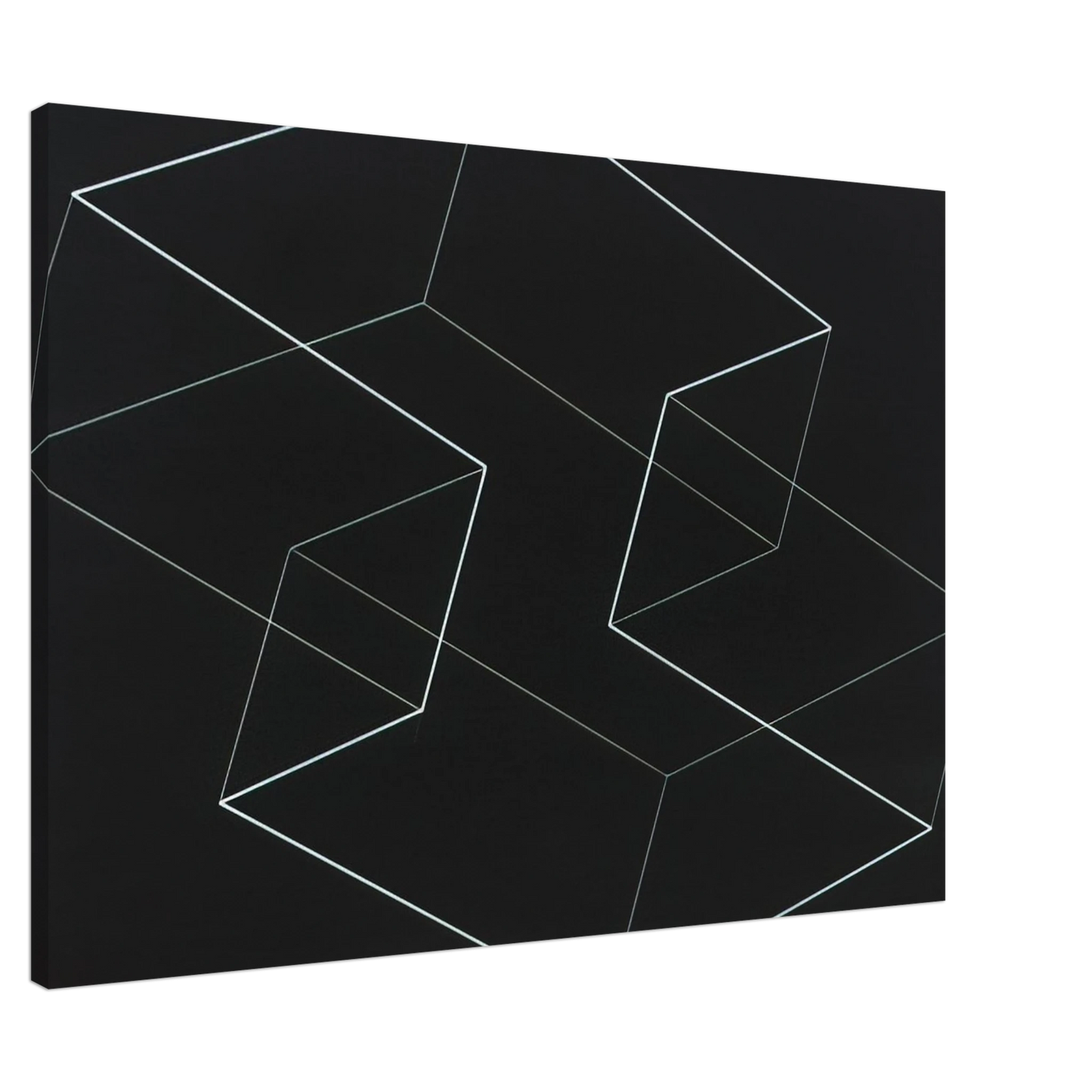 Josef Albers - M 5 1954 Canvas - 20x30 cm / 8x12 inches-canvas