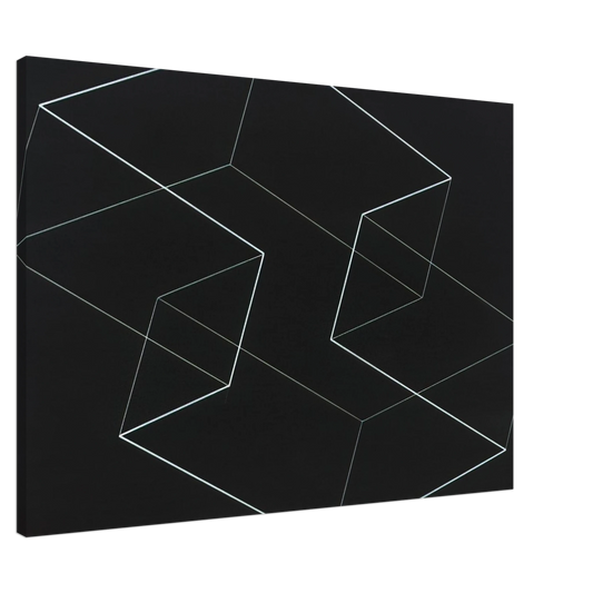 Josef Albers - M 5 1954 Canvas - 20x30 cm / 8x12 inches-canvas