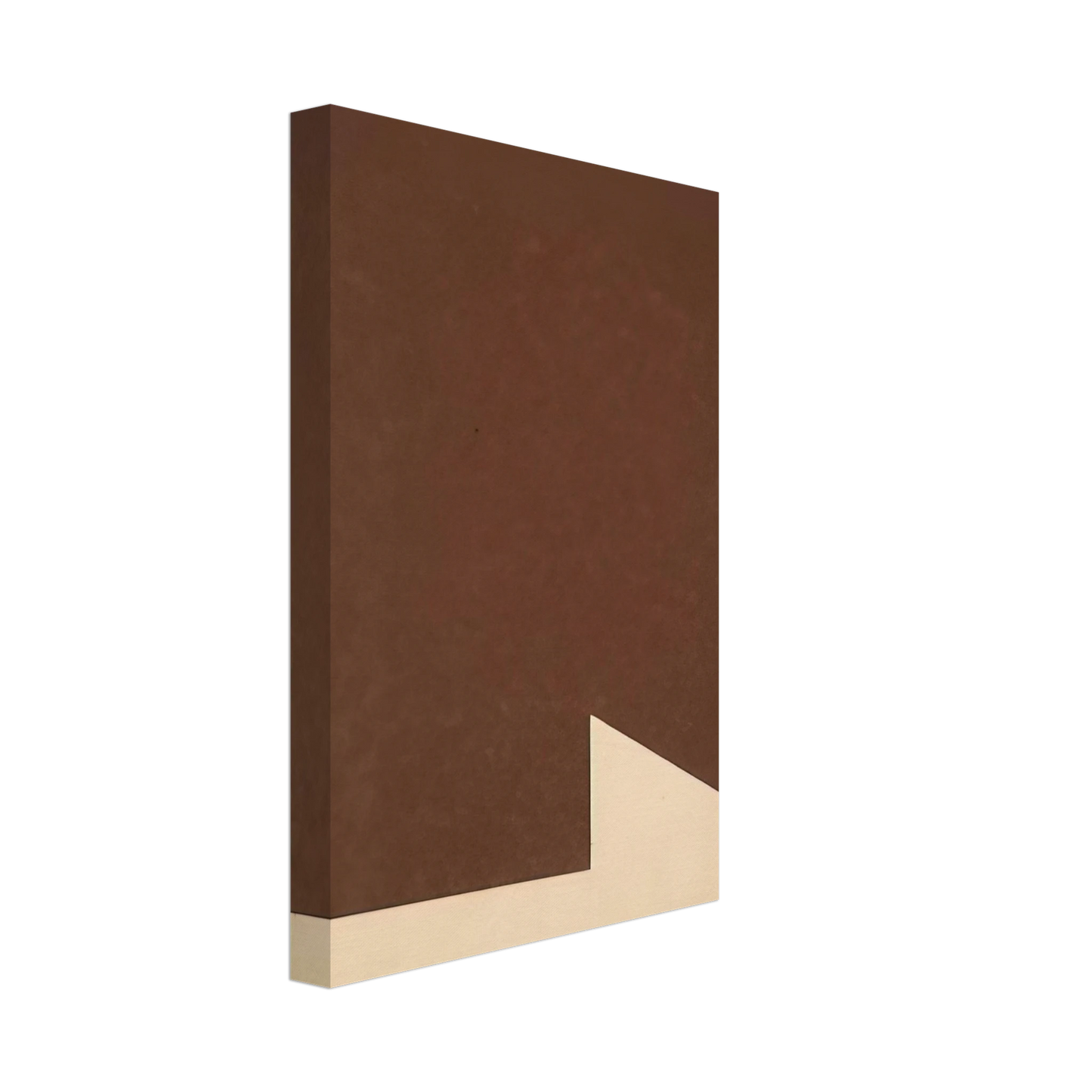 Ellsworth Kelly - Brown and White Canvas - 40x60 cm / 16x24 inches-canvas