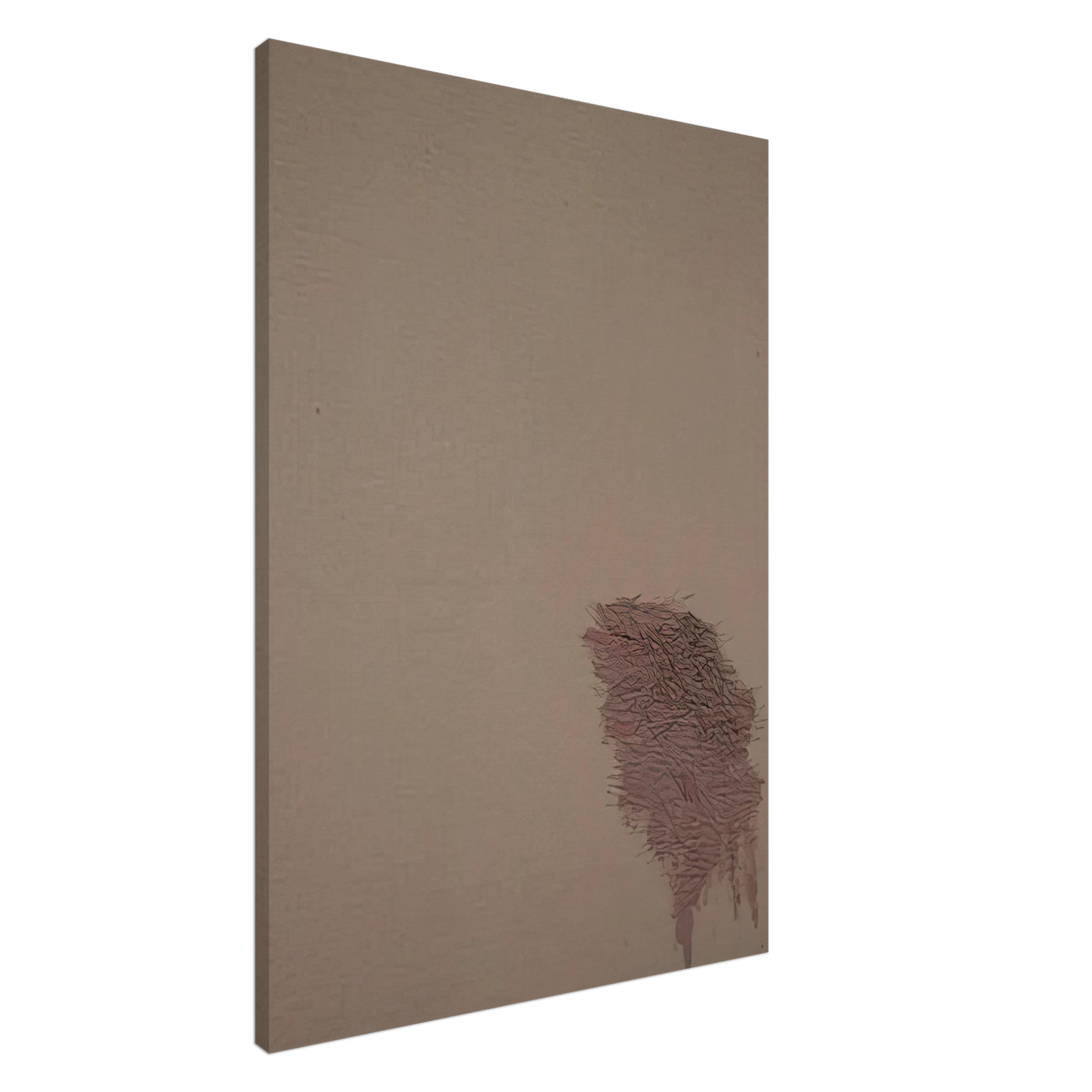 Robert Goodnough - Pink Blend - 1972 Canvas - 20x30 cm / 8x12 inches-canvas